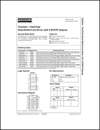 Click here to download 74AC244MTCX Datasheet