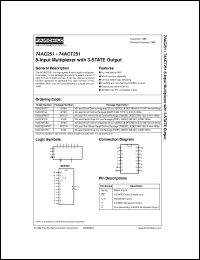 Click here to download 74AC251MTC Datasheet