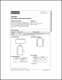 Click here to download 74AC280SJX Datasheet