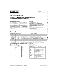 Click here to download 74AC299MTCX Datasheet