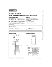 Click here to download 74AC646SPC Datasheet