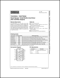 Click here to download 74ACTQ244 Datasheet