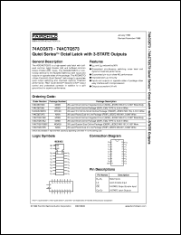 Click here to download 74ACQ573MTCX Datasheet