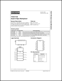 Click here to download 74ACT158SCX Datasheet