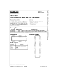Click here to download 74ACT16244MTD Datasheet
