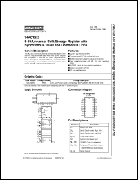 Click here to download 74ACT323CW Datasheet