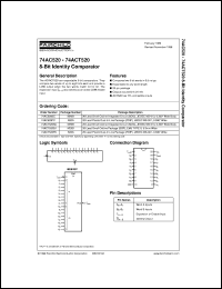 Click here to download 74ACT520SC Datasheet