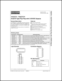 Click here to download 74ACT574SC Datasheet