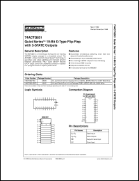 Click here to download 74ACTQ821SPC Datasheet
