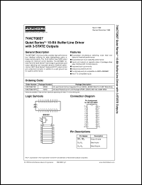Click here to download 74ACTQ827SC Datasheet