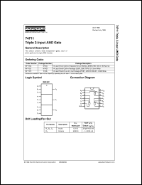 Click here to download 74F11 Datasheet