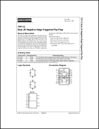 Click here to download 74F112CW Datasheet