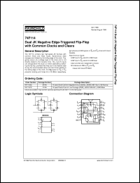 Click here to download 74F114SC Datasheet