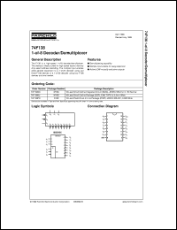 Click here to download 74F138SCX Datasheet