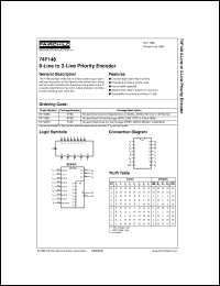 Click here to download 74F148CW Datasheet