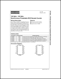 Click here to download 74F160 Datasheet