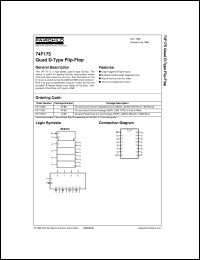Click here to download 74F175 Datasheet