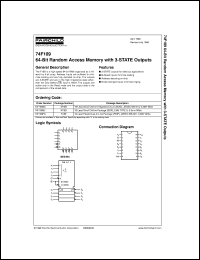 Click here to download 74F189SCX Datasheet