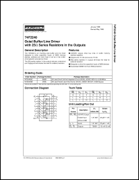 Click here to download 74F2240QC Datasheet