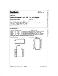 Click here to download 74F373CW Datasheet