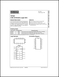 Click here to download 74F381SJ Datasheet