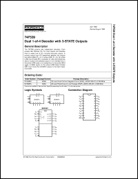 Click here to download 74F539PC Datasheet