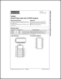 Click here to download 74F563 Datasheet