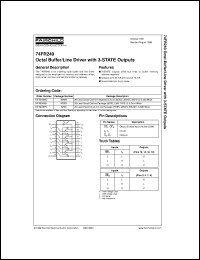 Click here to download 74FR240 Datasheet