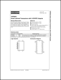 Click here to download 74FR543SPC Datasheet