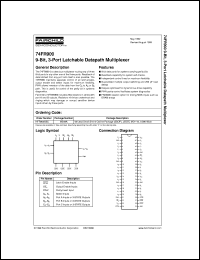 Click here to download 74FR900SSCX Datasheet