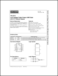 Click here to download 74LCX11 Datasheet