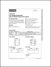 Click here to download 74LCX125MX Datasheet