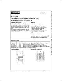 Click here to download 74LCX240MTCX Datasheet