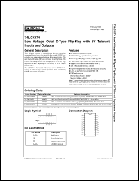 Click here to download 74LCX374CW Datasheet