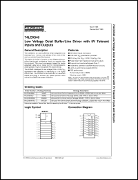 Click here to download 74LCX540CW Datasheet