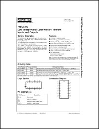 Click here to download 74LCX573MSA Datasheet