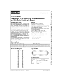 Click here to download 74LCXH162244MTD Datasheet