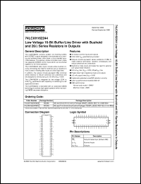 Click here to download 74LCXH162244 Datasheet