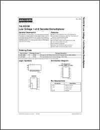 Click here to download 74LVQ138SC Datasheet
