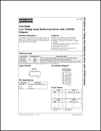 Click here to download 74LVQ240QSCX Datasheet