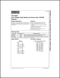 Click here to download 74LVQ244QSC Datasheet