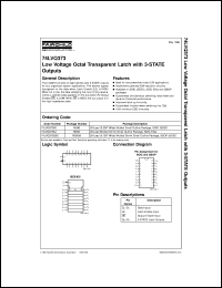 Click here to download 74LVQ373QSCX Datasheet