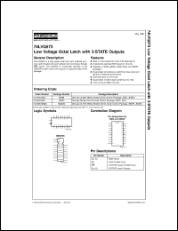 Click here to download 74LVQ573QSC Datasheet