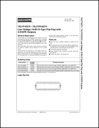Click here to download 74LVT16374 Datasheet