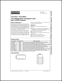 Click here to download 74LVT573MTCX Datasheet