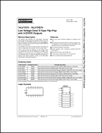 Click here to download 74LVT574MTCX Datasheet