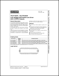 Click here to download 74LVTH16244MEA Datasheet