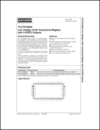 Click here to download 74LVTH16646MEA Datasheet