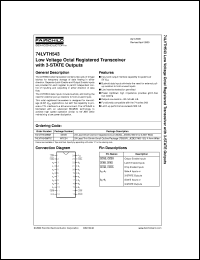 Click here to download 74LVTH543WM Datasheet