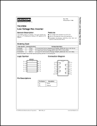 Click here to download 74LVX04 Datasheet